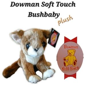 Dowman Soft Touch - Bushbaby plush toy -Stuffed Animal- Dowman Imports -European